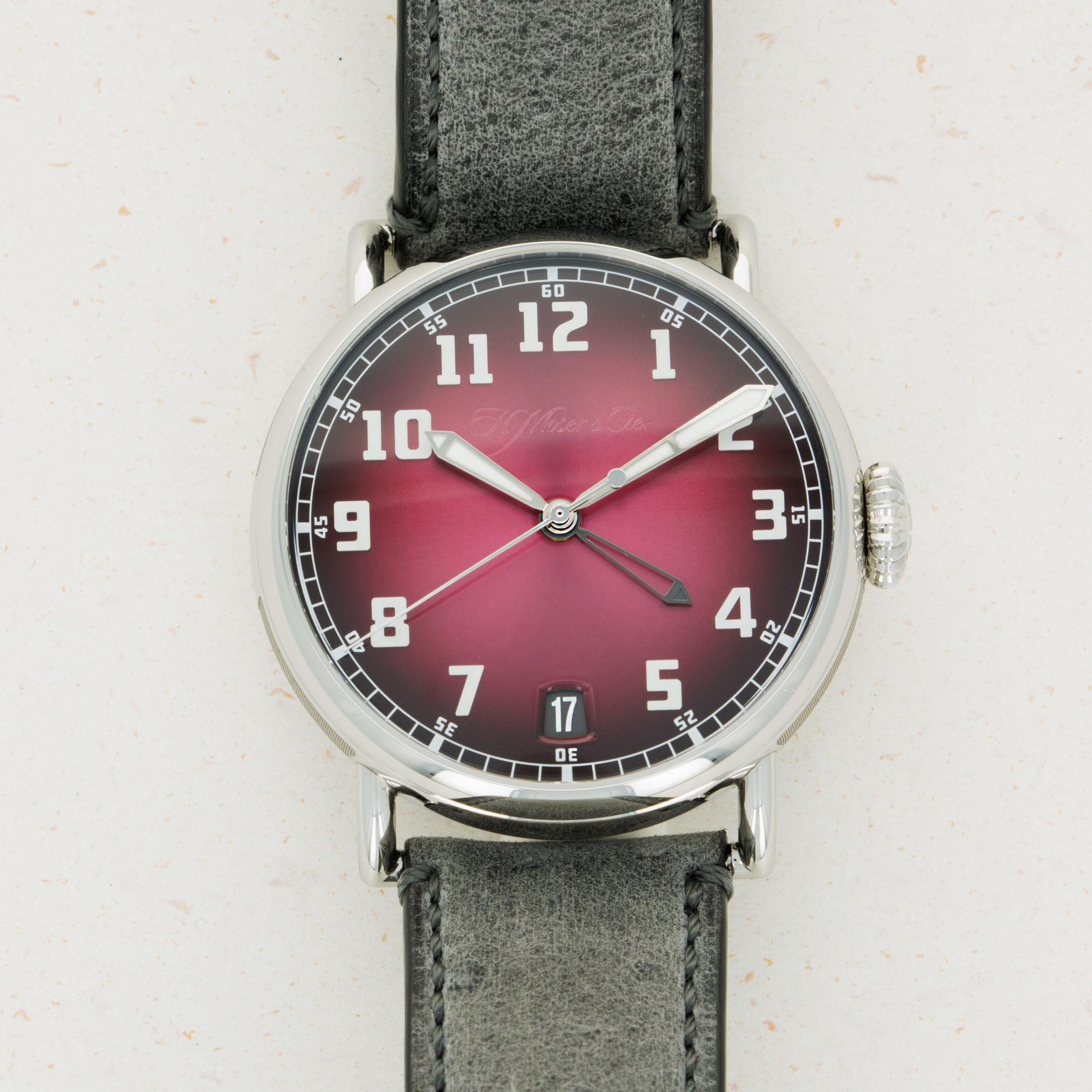 H. Moser & Cie Heritage Dual Time 88091200 Auctions Loupe This