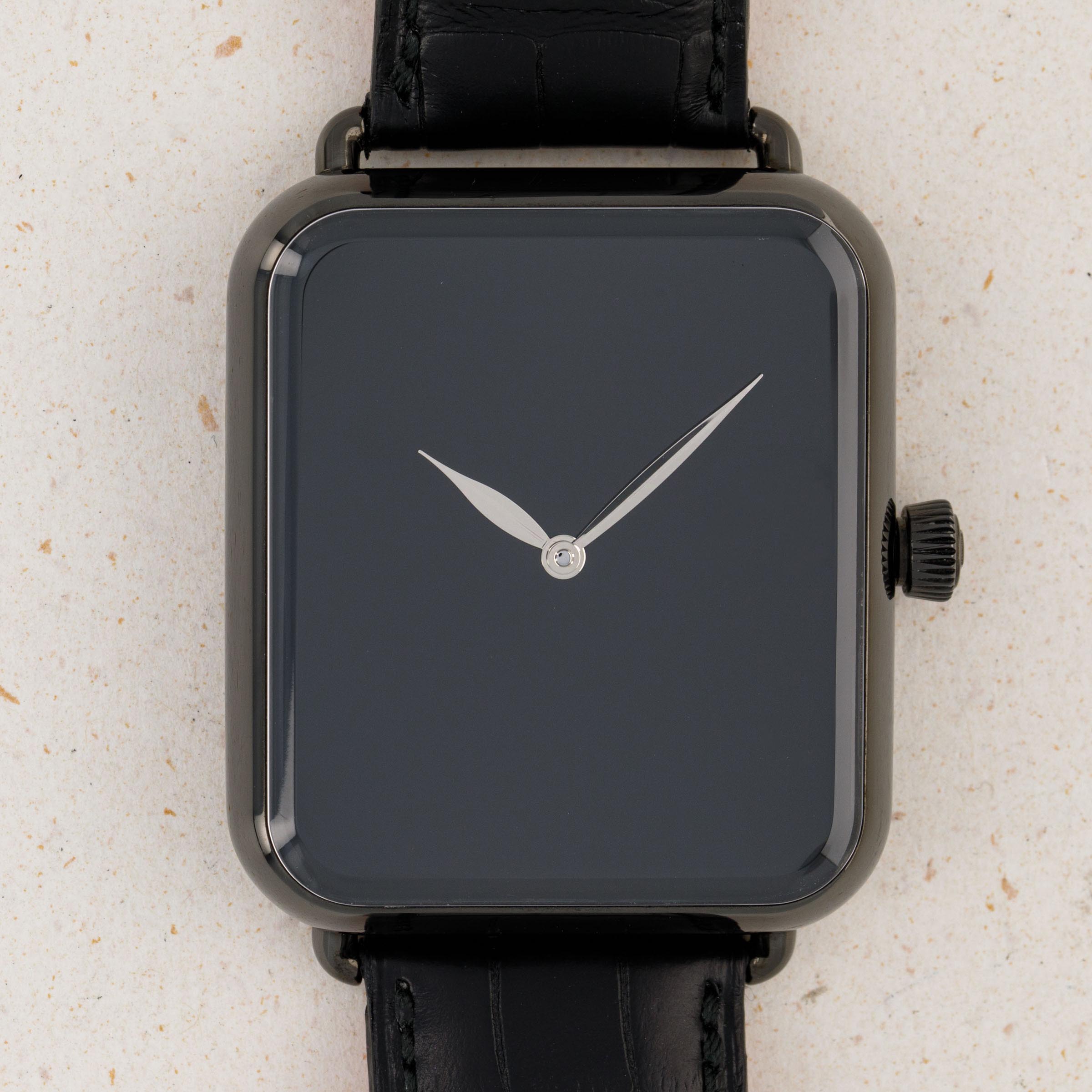 H. Moser & Cie. Swiss Alp Vantablack Steel | Auctions | Loupe This