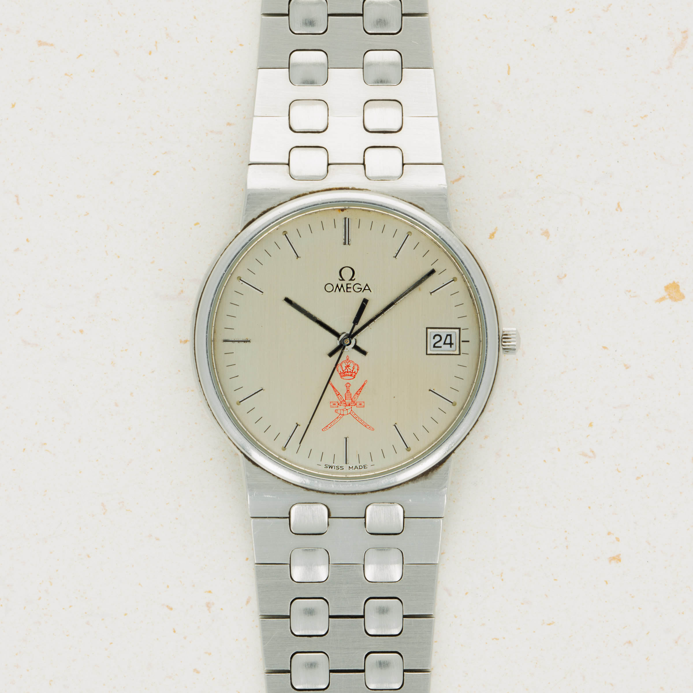 Omega Seamaster Quartz 396.0966 Khanjar Emblem | Auctions | Loupe This