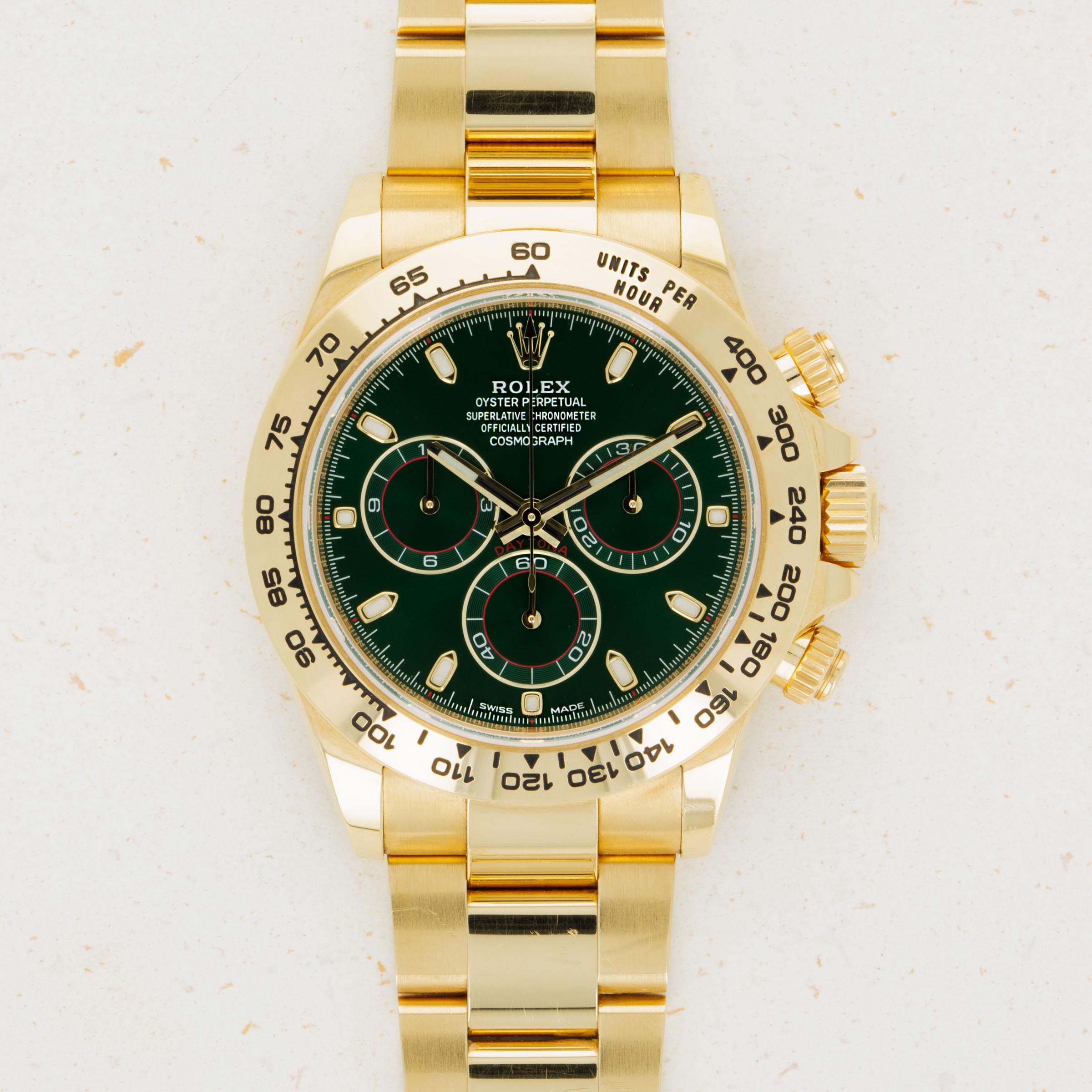 Daytona full 2024 gold green