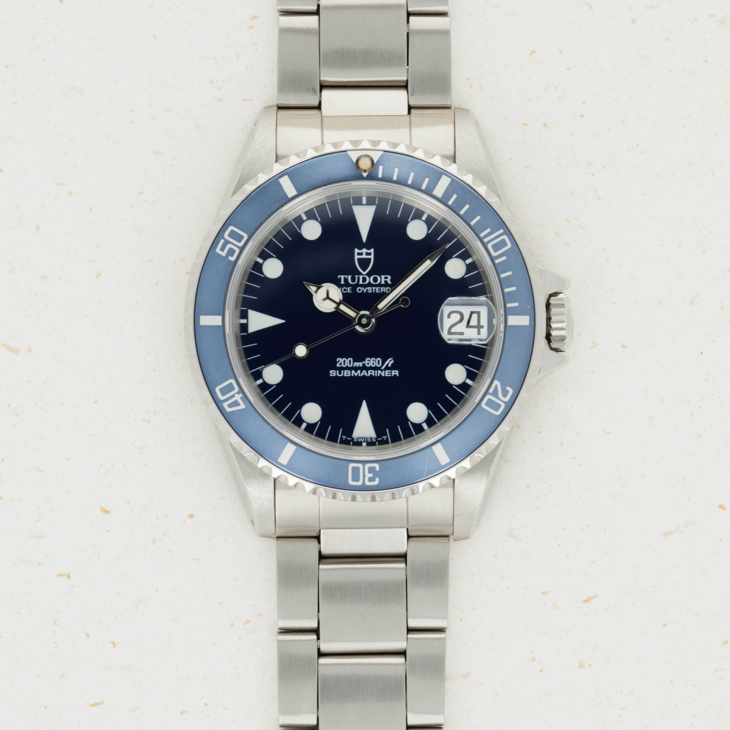 Tudor submariner 75090 blue sales