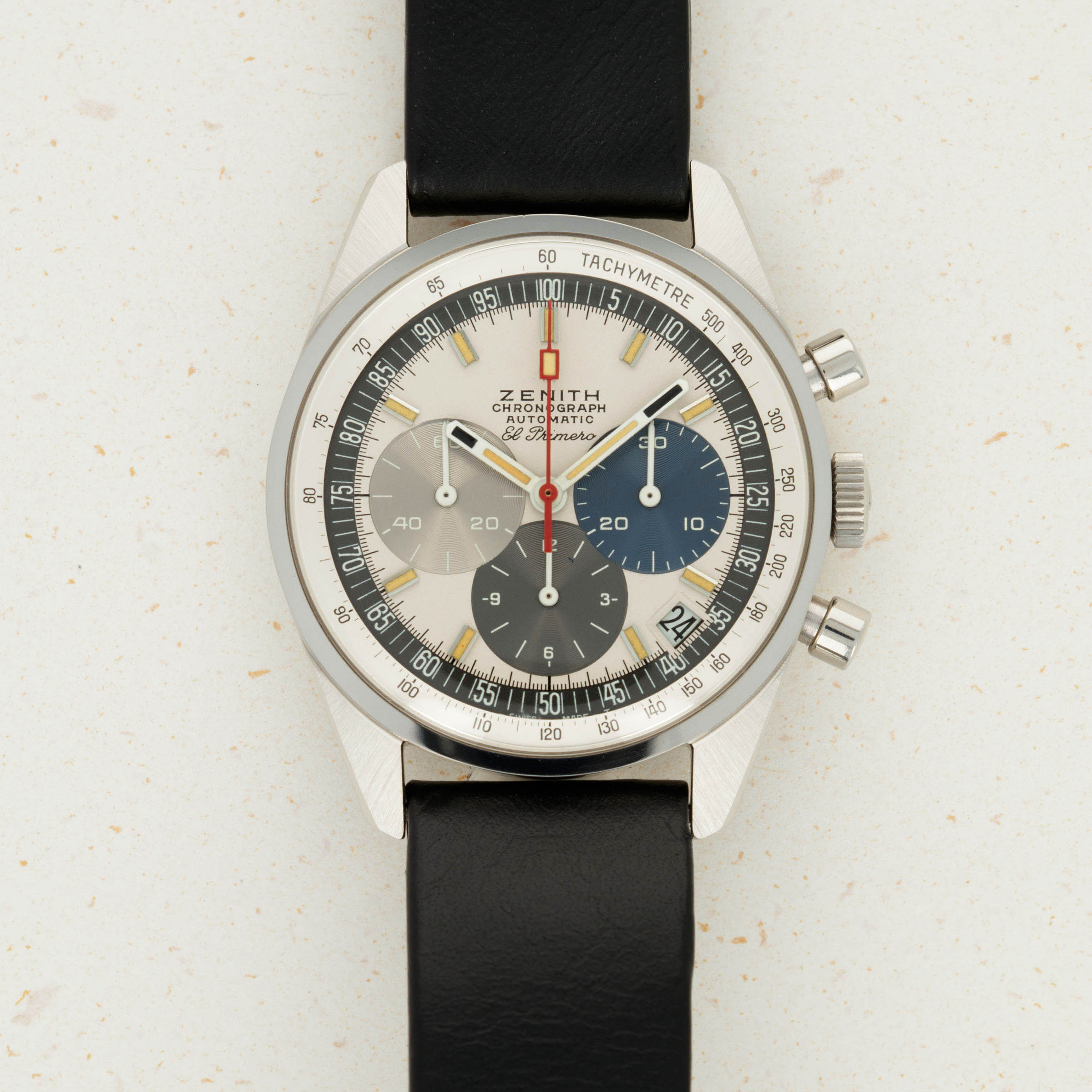 Zenith El Primero A386 New Old Stock Box and Papers