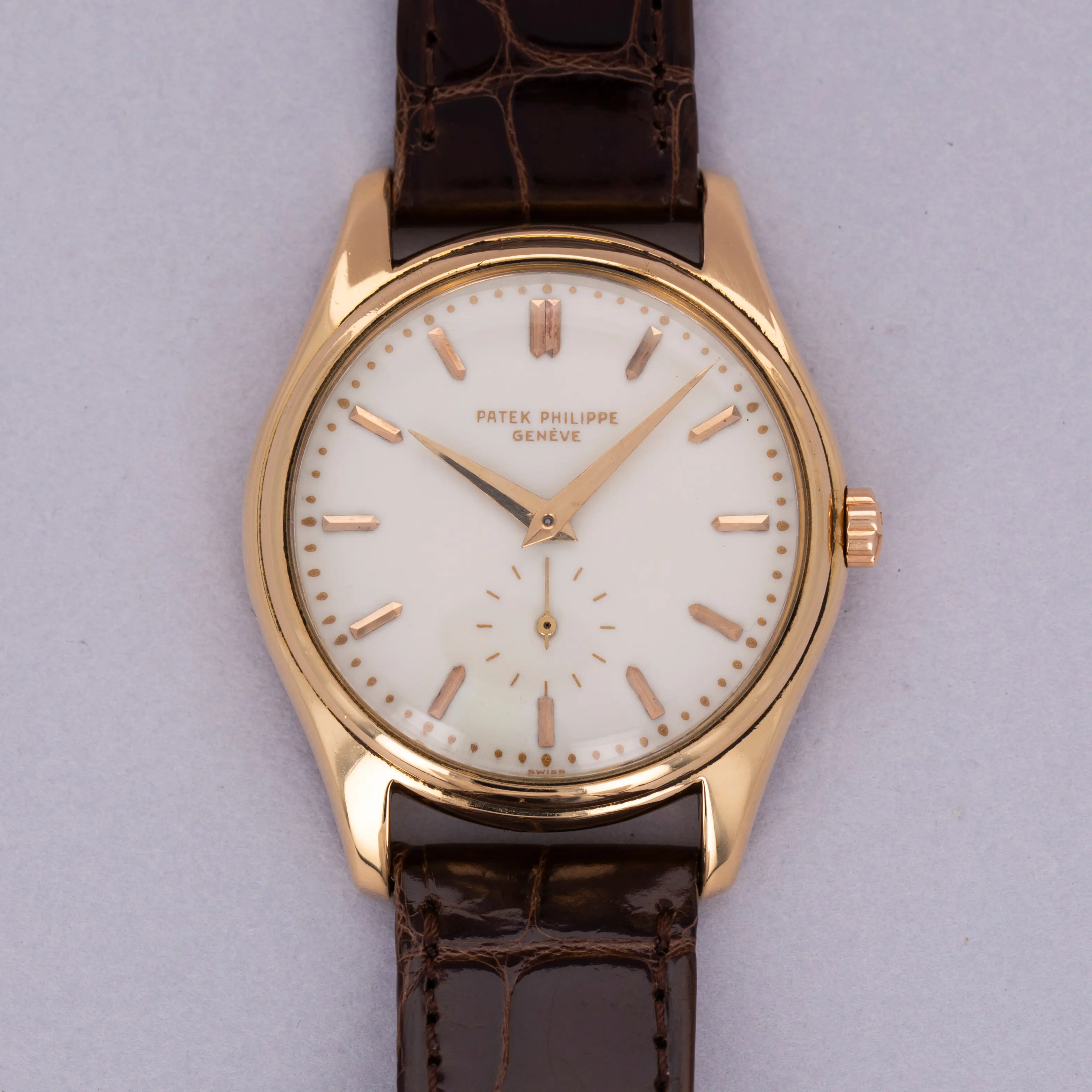 Patek Philippe Calatrava 2526J Enamel Dial 18k YG | Auctions