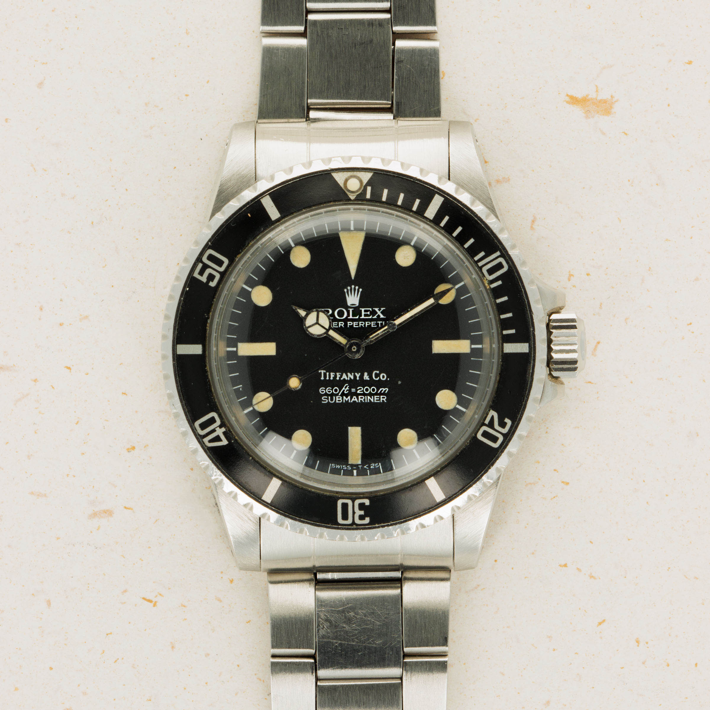 Tiffany & co on sale gold rolex submariner