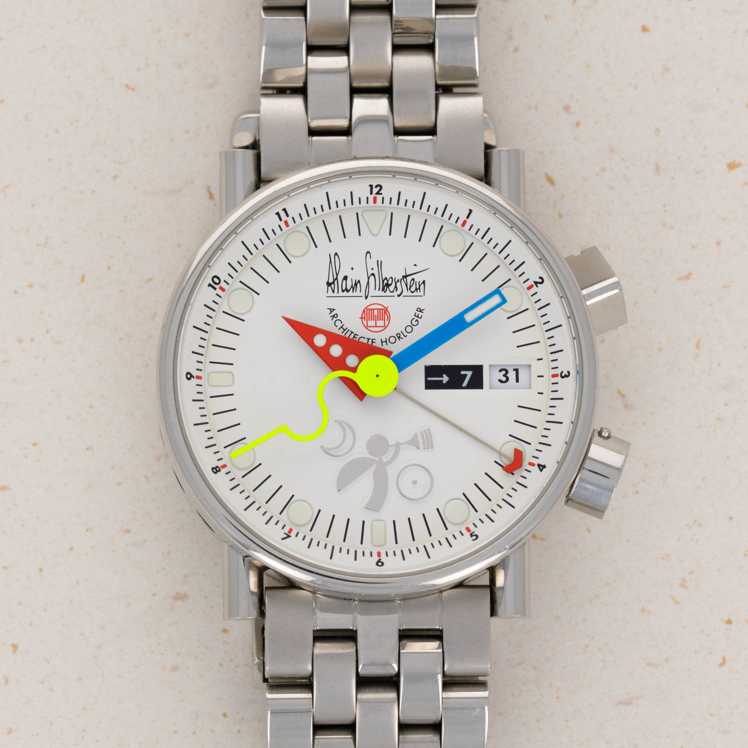 時計 ALAIN SILBESTEIN limited Edition Alain Silberstein Le Reveil GMT Limited Edition | Auctions | Loupe