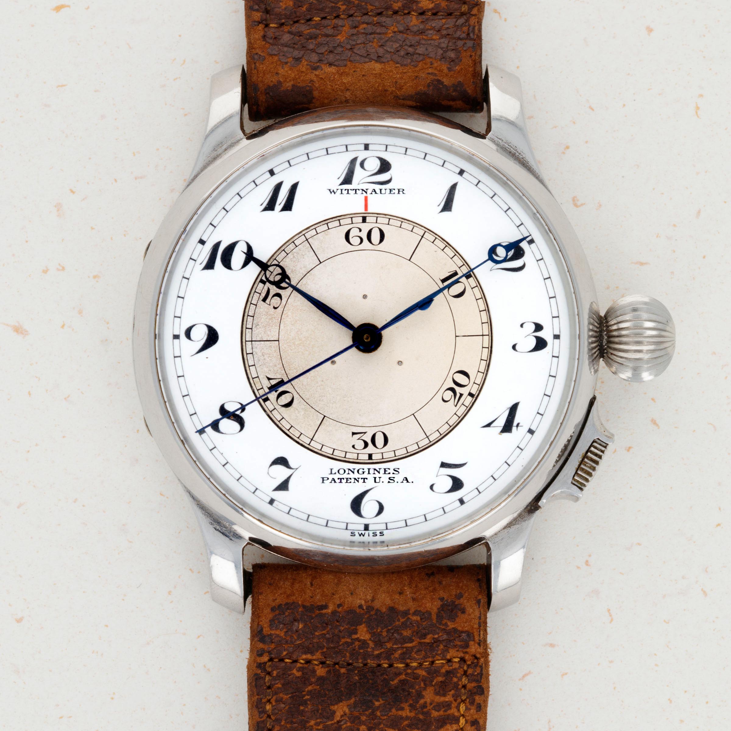 Longines Weems Stainless Steel Second Setting 4356, Formerly