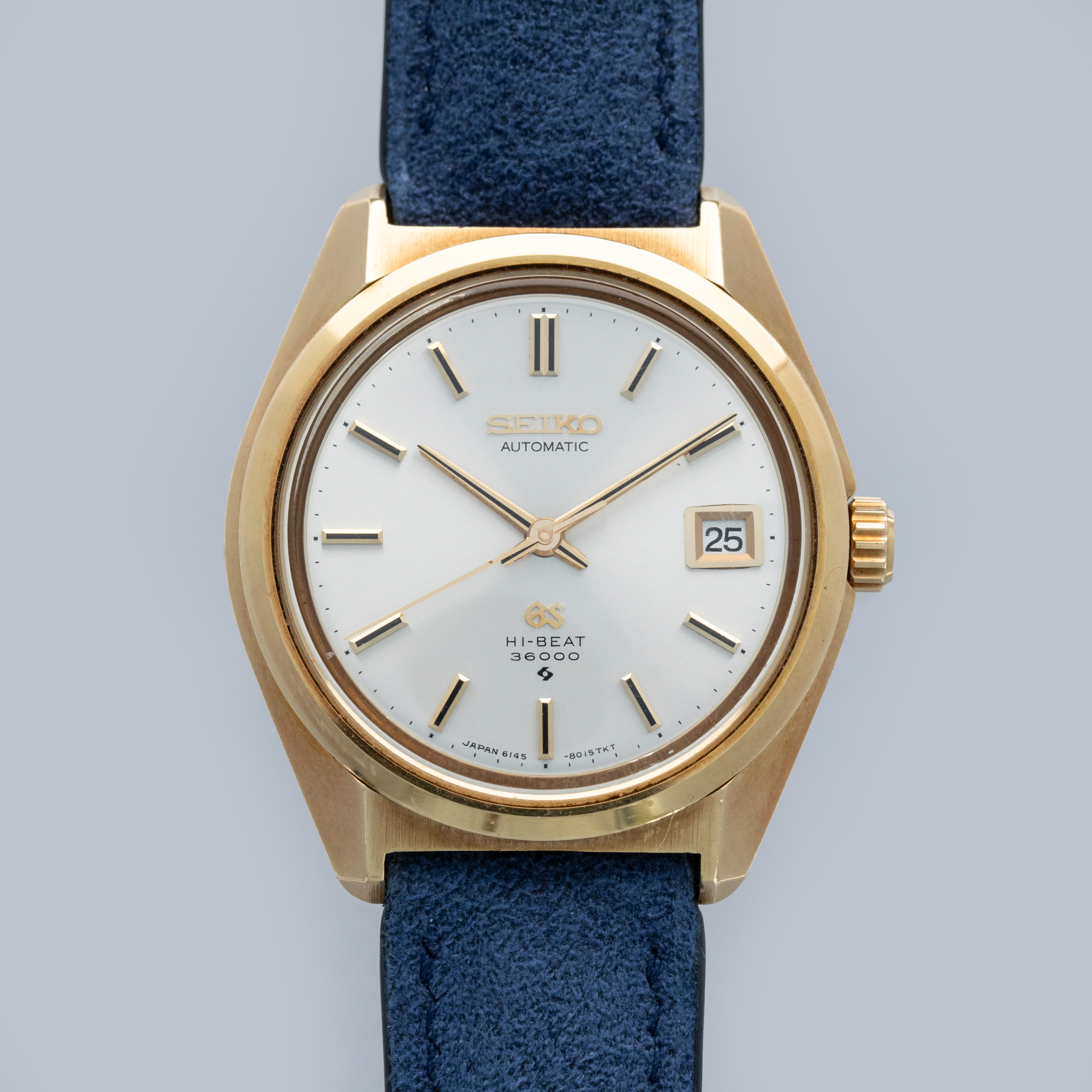 【美品】Grand Seiko 61GS 6145-8000 HI-BEAT グランドセイコー 6145-8000 ハイビート クロスダイアル 36000
