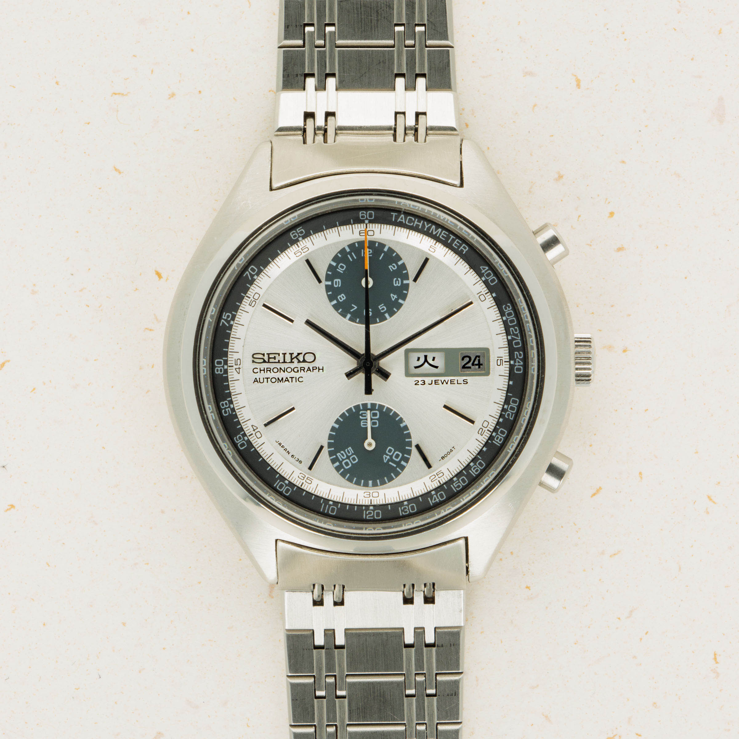 Seiko 'Baby Panda' Chronograph 6138-8001 Box and Accessories