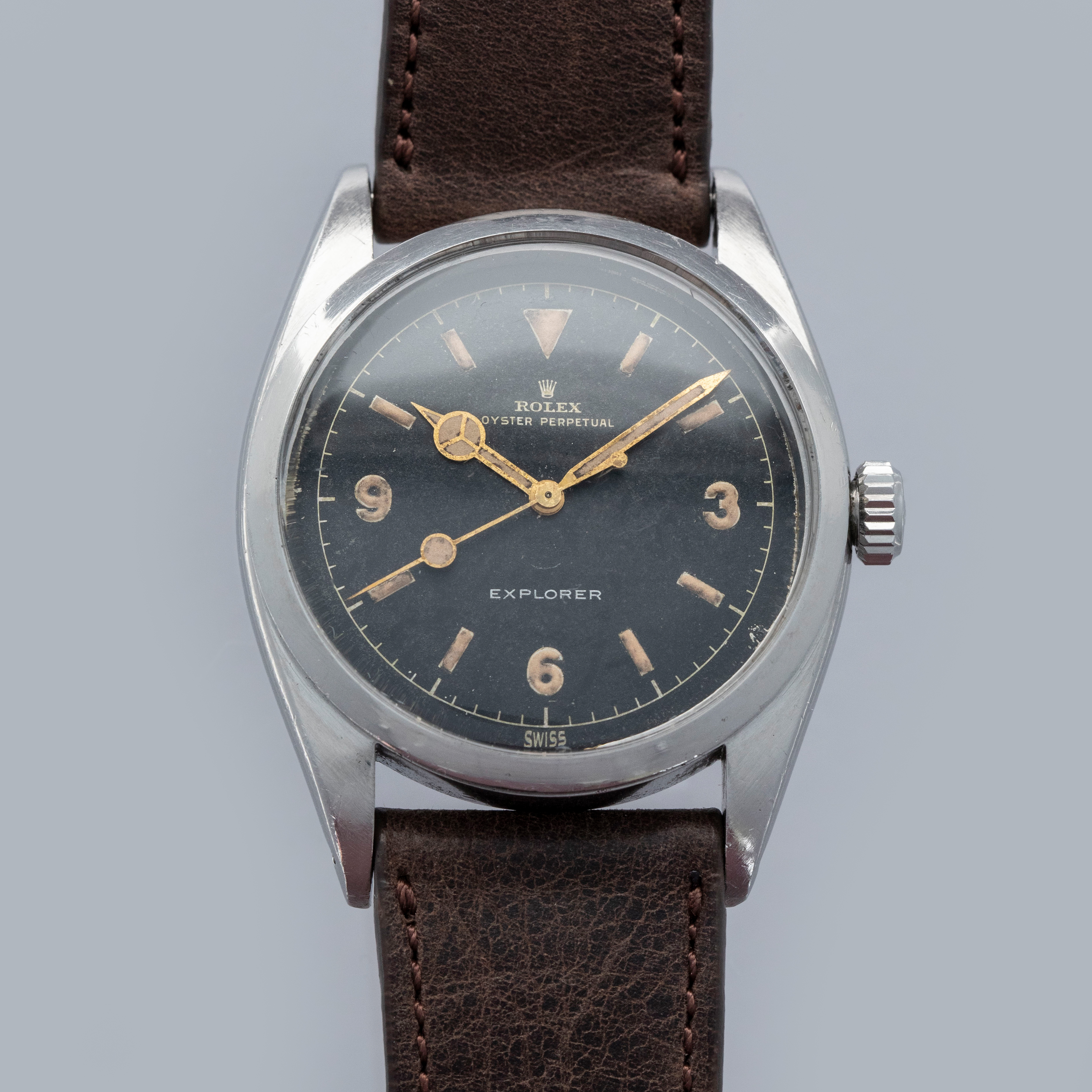 Rolex Explorer 6150 Gilt Chapter Ring Dial | Auctions | Loupe This