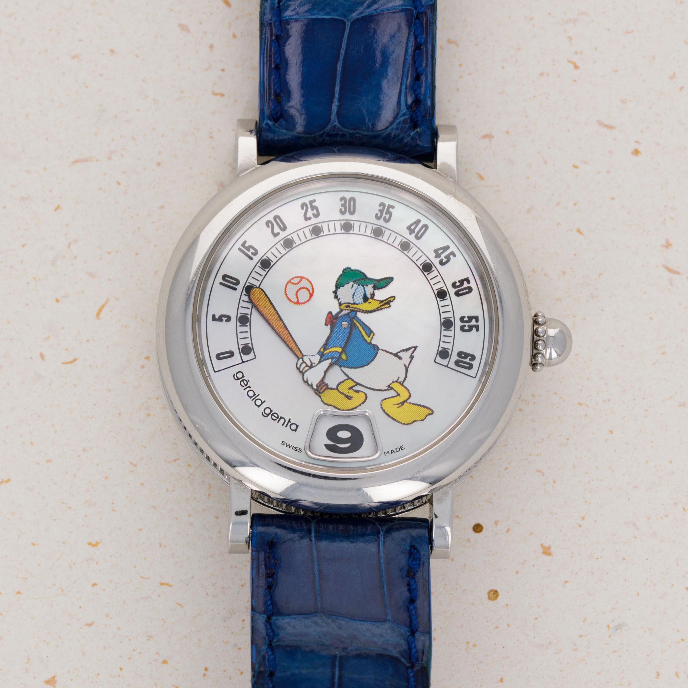 Gerald genta best sale donald duck watch