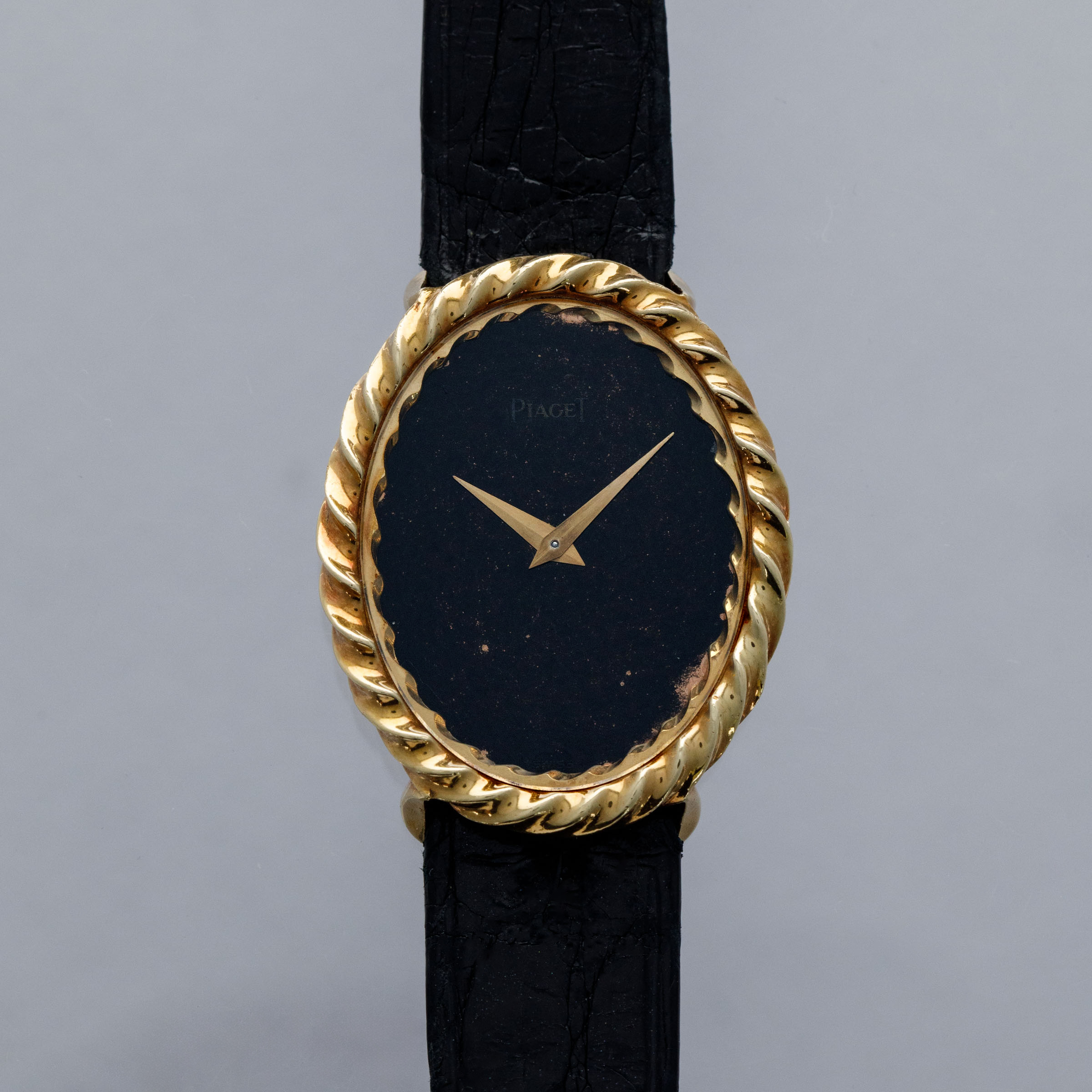 v*y様 Piaget ブラックダイヤル 時計 PIAGET REF.9691 ONYX DIAL NEW OLD STOCK – TIMEANAGRAM