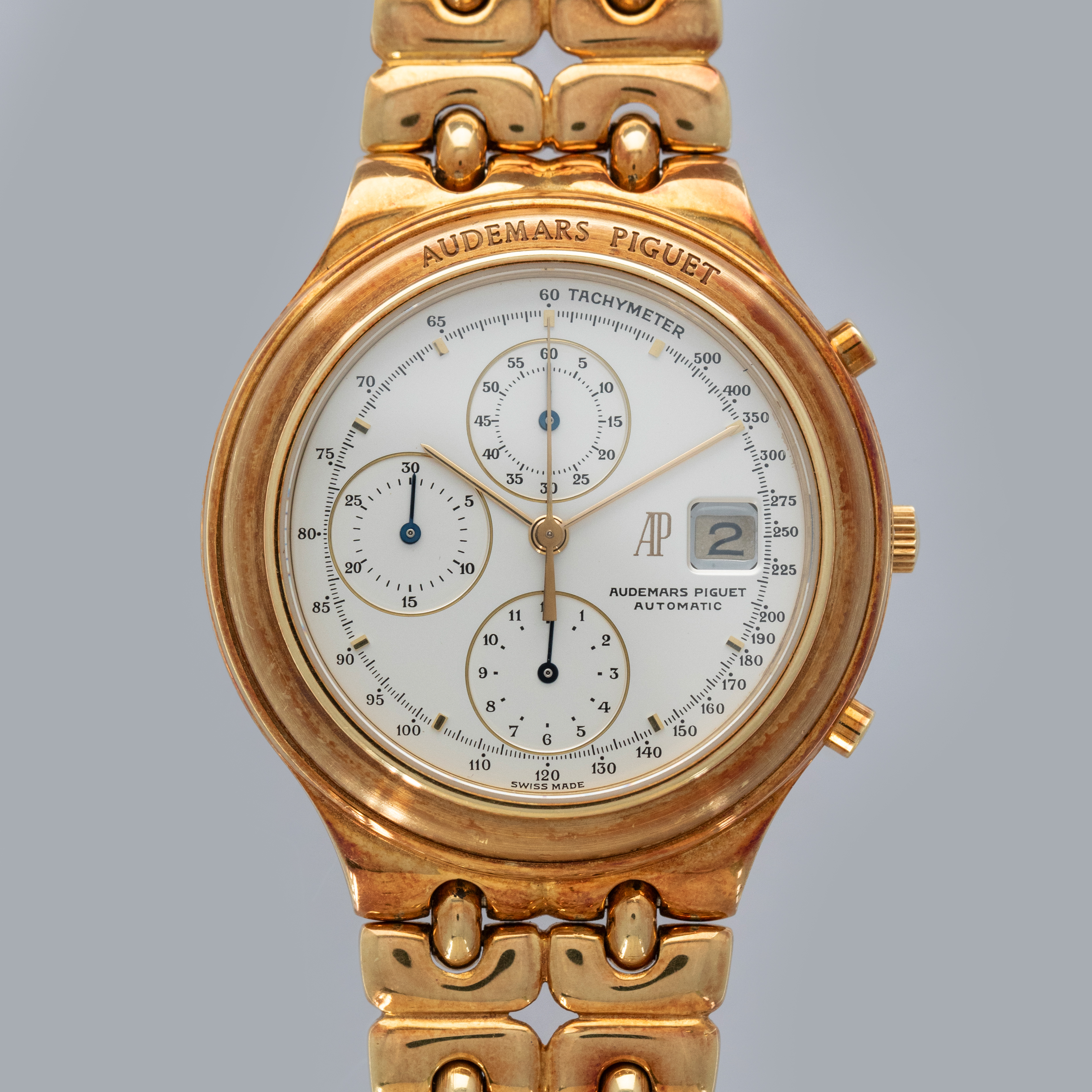AUDEMARS PIGUET HUITIEME CHRONOGRAPH 25644 18k YG | Auctions