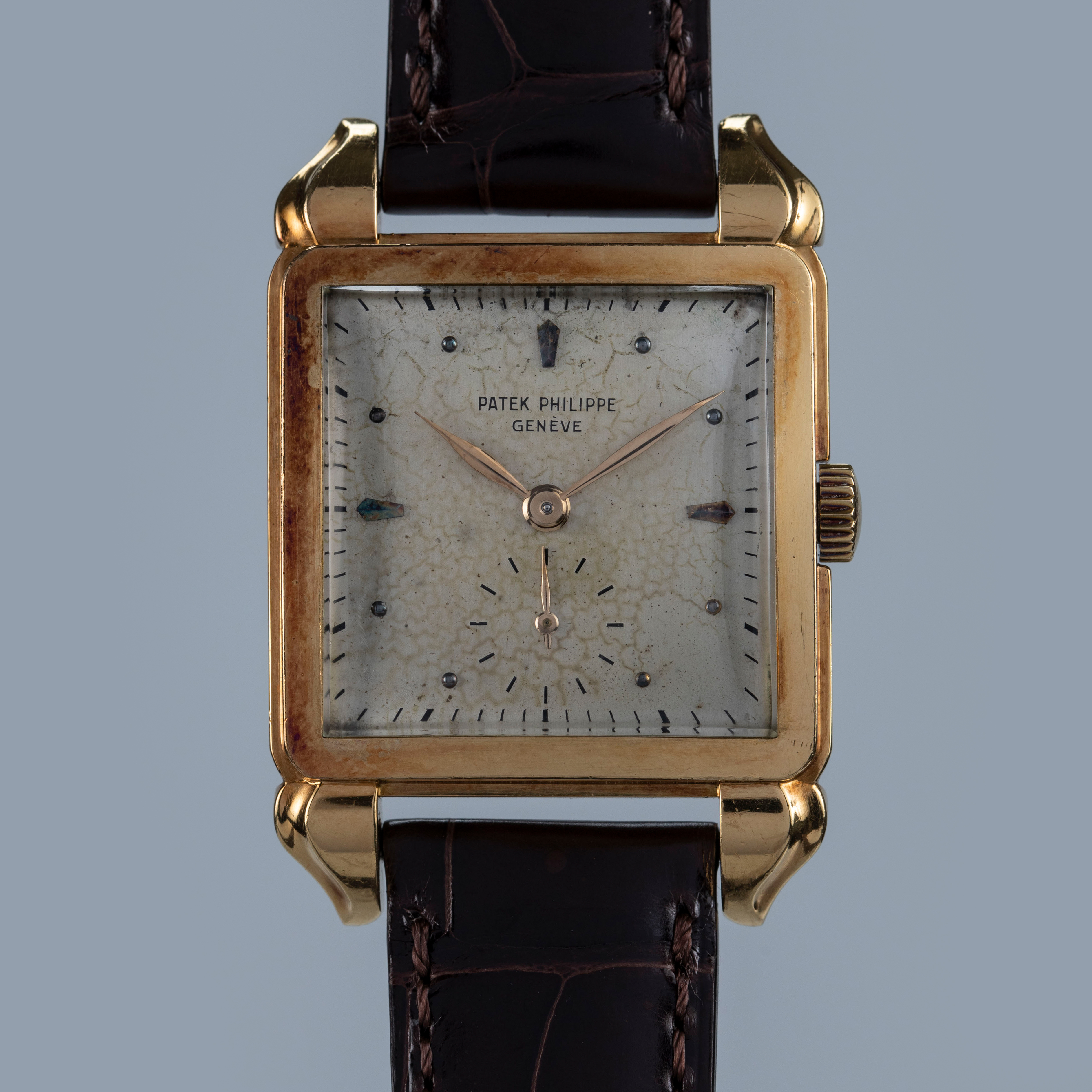 Thumbnail for Patek Philippe 2424J Flame Lugs 18K YG with Extract From the Archive
