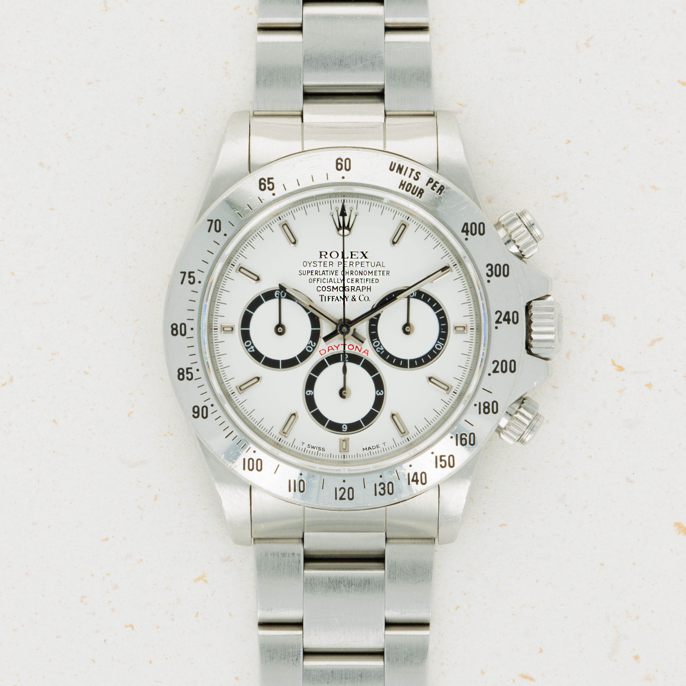 Rolex Daytona 16520 Zenith Movement Retailed by Tiffany & Co