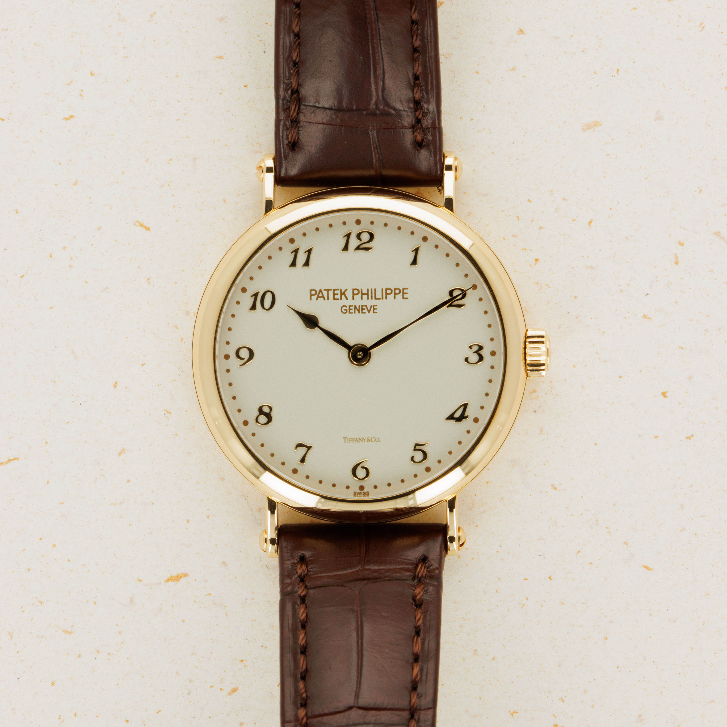 Patek Philippe Ladies Tiffany Co. Calatrava 7200R 001 Auctions Loupe This