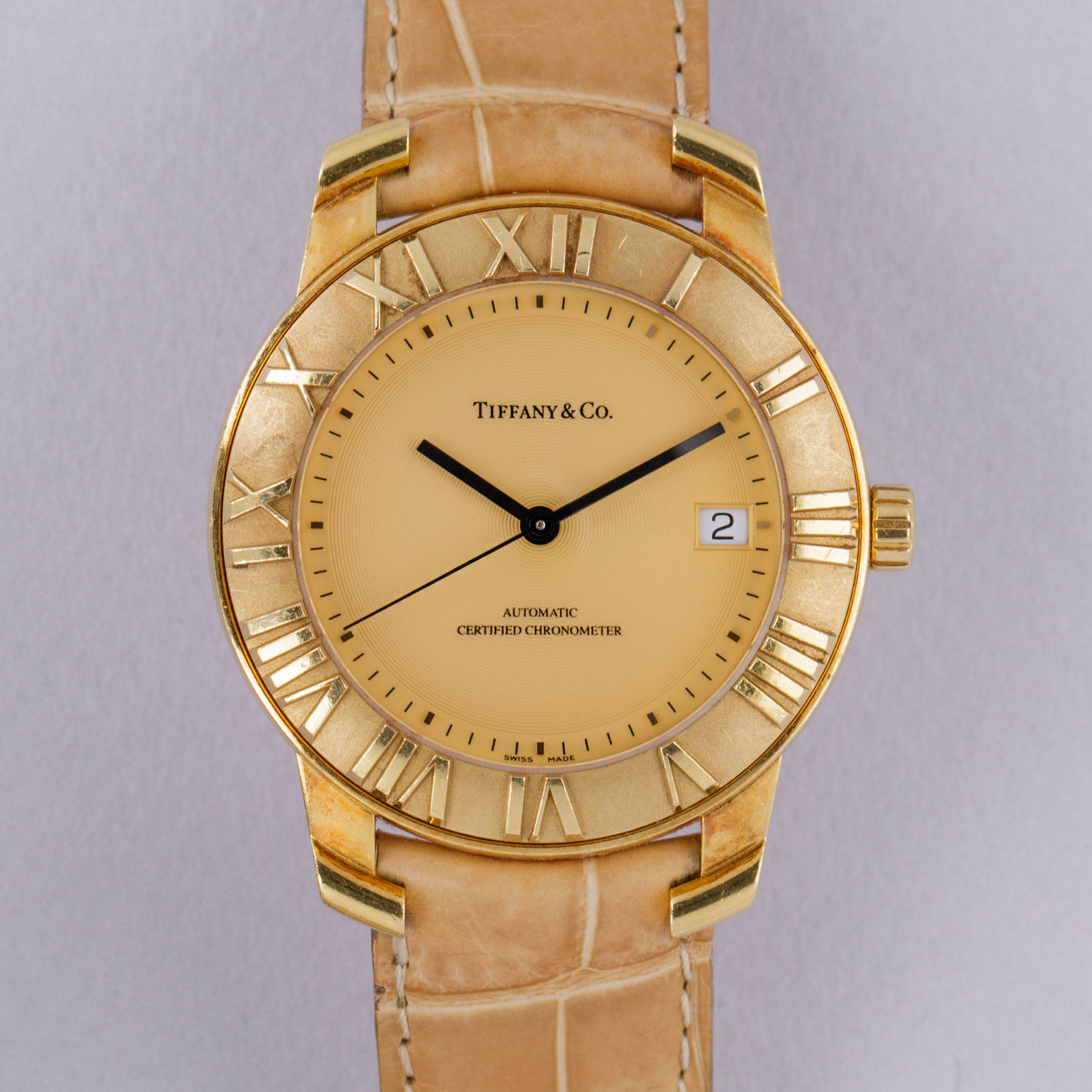 Tiffany & Co. Atlas Automatic Certified Chronometer 18k YG  display picture 1