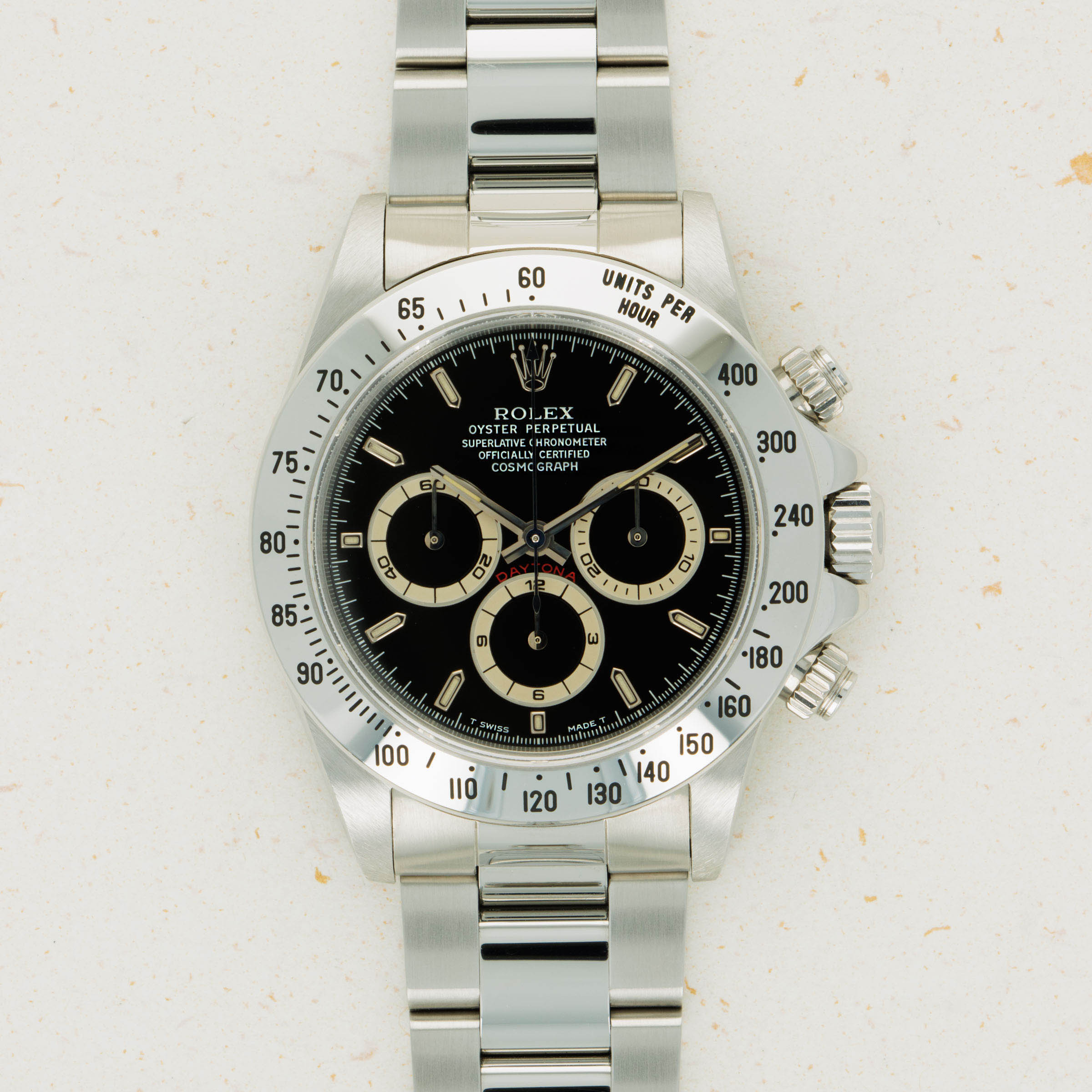 グラディウスジェネレーション Rolex Daytona 16520 Black Dial Zenith Movement Like New | Auctions