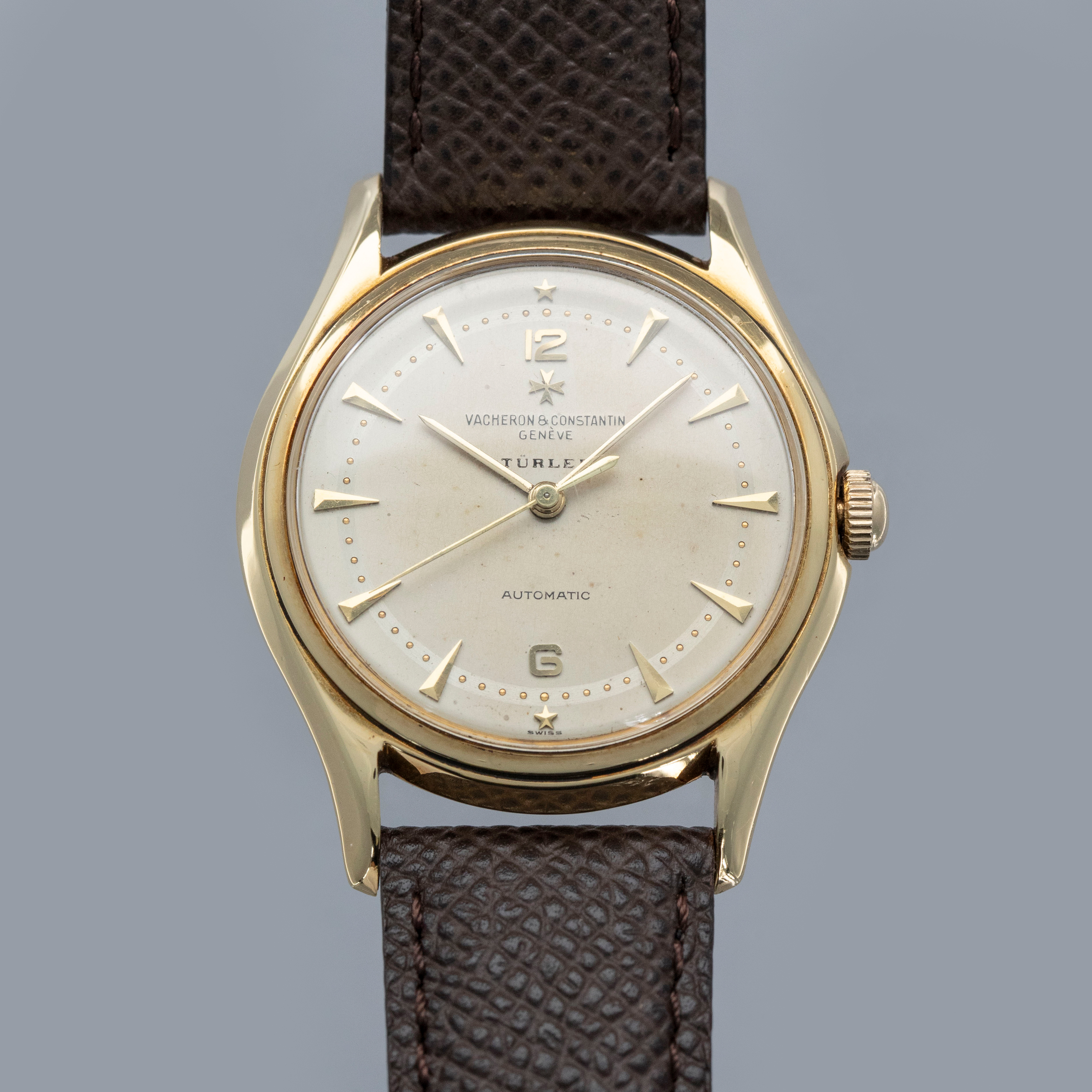 Vacheron Constantin Automatic 4906 18k YG Retailed by Turler
