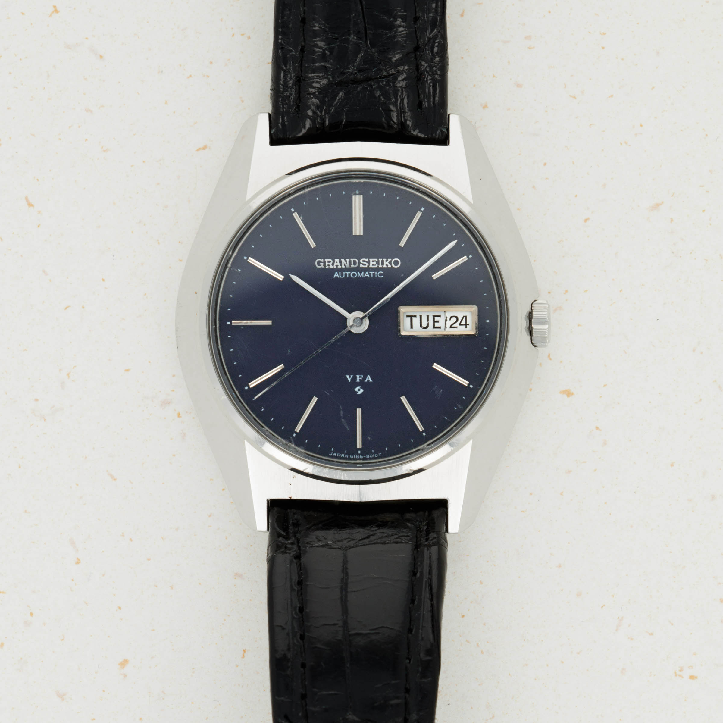 Grand Seiko 61GS VFA 6186-8000 Blue Dial | Auctions | Loupe This