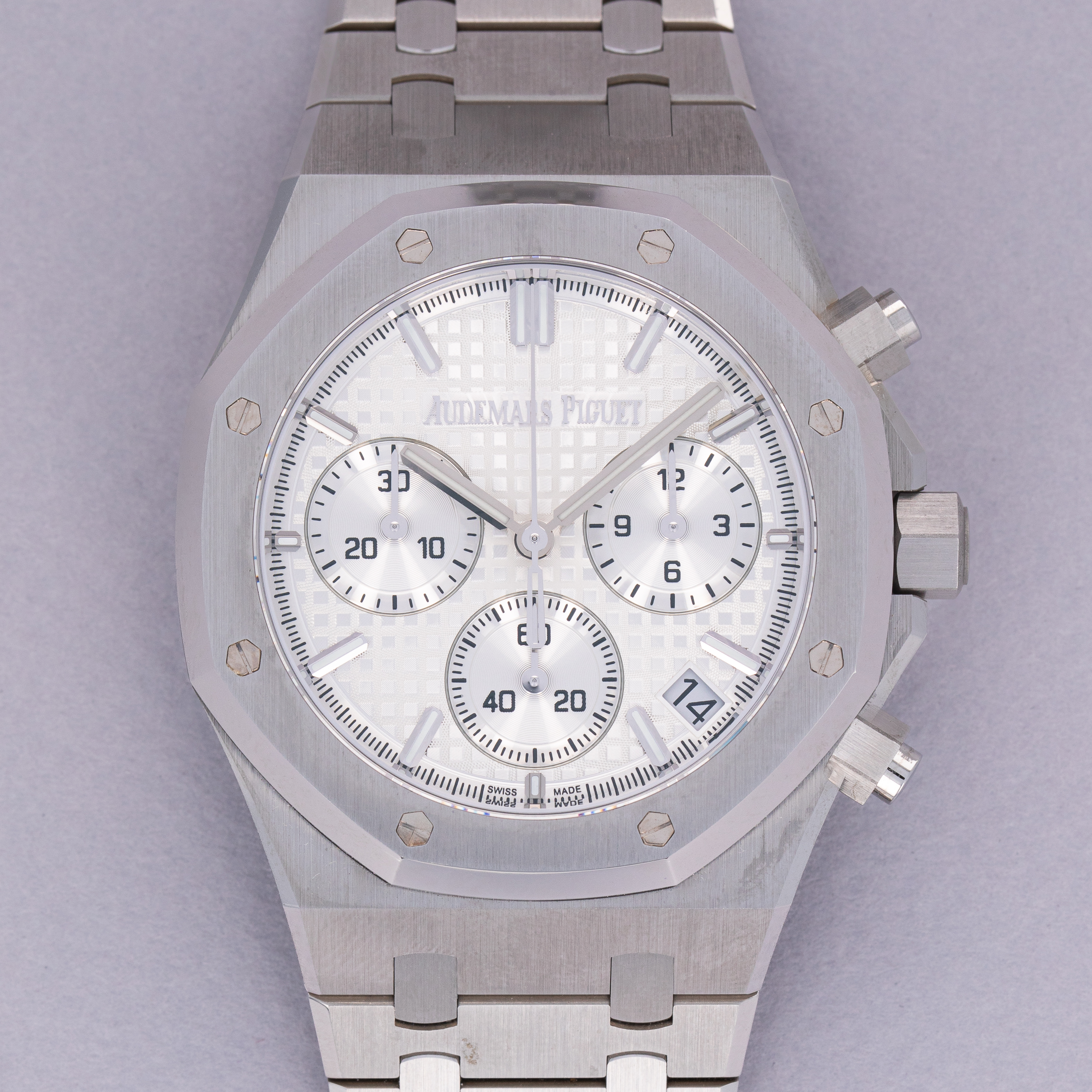 Audemars Piguet Audemars Piguet Royal Oak Chronograph 26240ST.OO.1320ST.03 50th Anniversary White Dial